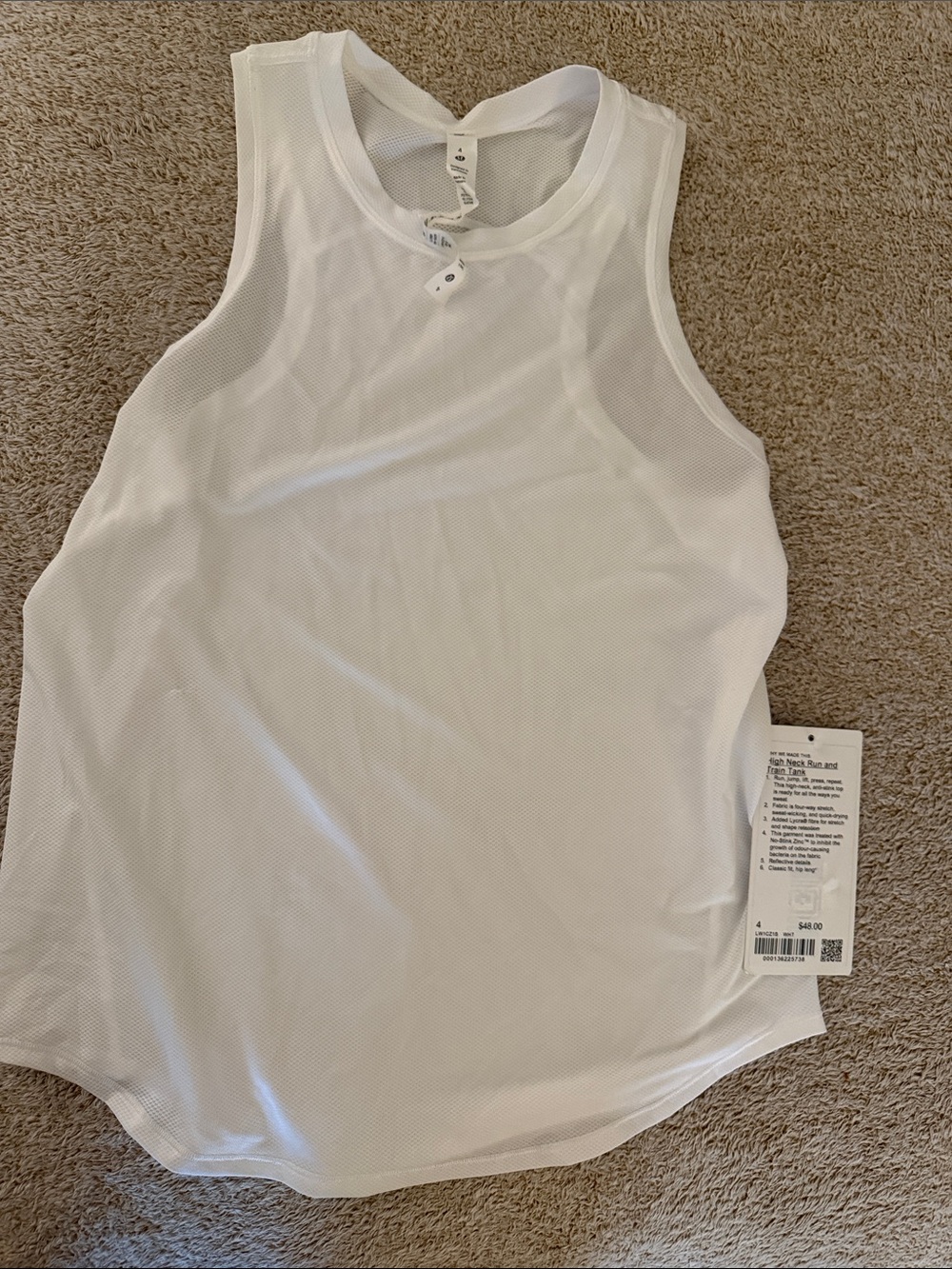 Lululemon Tank - High neck run and train tank